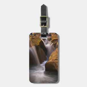 USA, Utah, Escalante Wilderness. Waterfall in 2 Luggage Tag