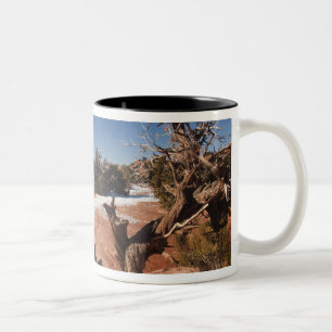 USA, Utah, Moab. Canyonlands National Park, Two-Tone Coffee Mug