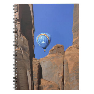 USA, Utah, Monument Valley. A rainbow hot-air Notebook