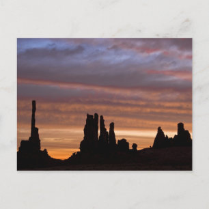 USA, Utah, Monument Valley National Park. 2 Postcard