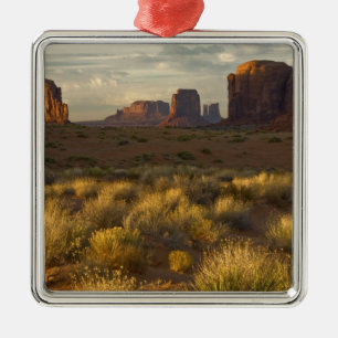 USA, Utah, Monument Valley National Park. Metal Tree Decoration