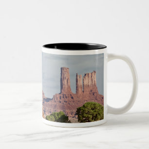 USA, Utah, Monument Valley Navajo Tribal Park. Two-Tone Coffee Mug