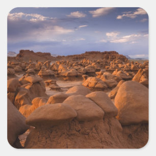 USA; Utah. View of Goblin Valley State Park at Square Sticker
