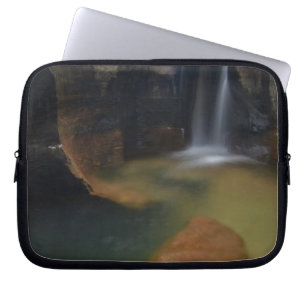 USA, Utah, Zion National Park. Keyhole Falls in Laptop Sleeve