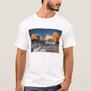 USA, Utah, Zion National Park. Mountain sunrise T-Shirt