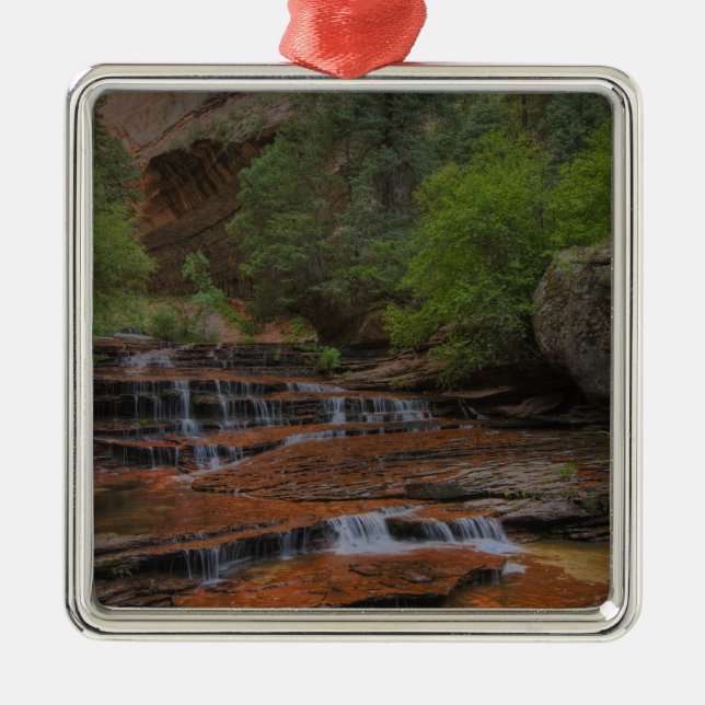 USA, Utah, Zion National Park.  Scenic from the Metal Tree Decoration (Front)