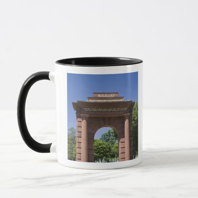 USA, VA, Arlington. McClellan Gate at Arlington Mug (Left)