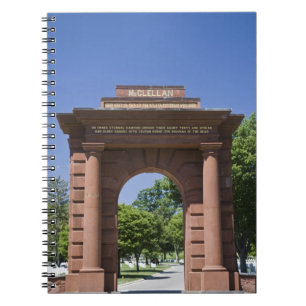 USA, VA, Arlington. McClellan Gate at Arlington Notebook