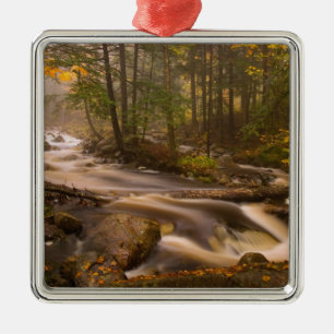 USA, Vermont, East Arlington, Flowing streams 2 Metal Tree Decoration