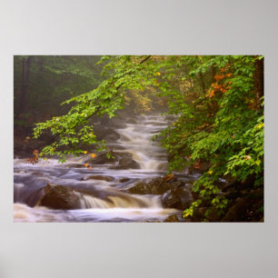 USA, Vermont, East Arlington, Flowing streams Poster