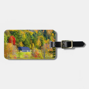 USA, Vermont. Fall foilage along Highway 100. Luggage Tag