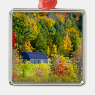 USA, Vermont. Fall foilage along Highway 100. Metal Tree Decoration