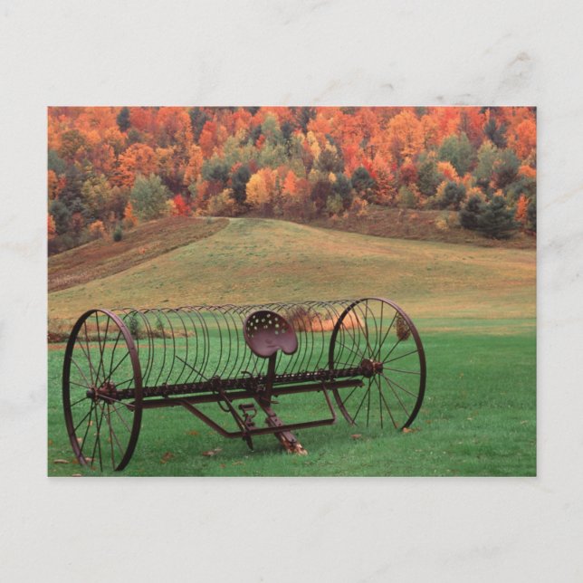 USA, Vermont, Farm. Postcard (Front)