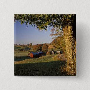 USA, Vermont, south Woodstock, Jenne Farm at 15 Cm Square Badge