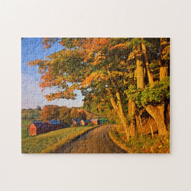 USA, Vermont, South Woodstock Jigsaw Puzzle (Horizontal)