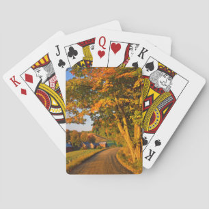 USA, Vermont, South Woodstock Playing Cards