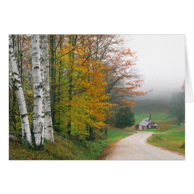 USA, Vermont. Sugar House Near The Town Of South (Front Horizontal)