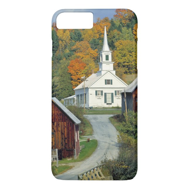 USA, Vermont, Waits River. Fall foliage adds Case-Mate iPhone Case (Back)