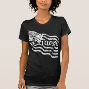 USA Veteran - white vintage T-Shirt