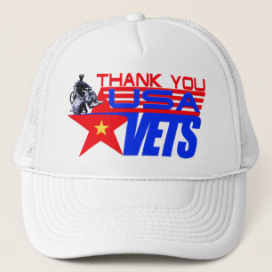 USA VETERANS TRUCKER HAT