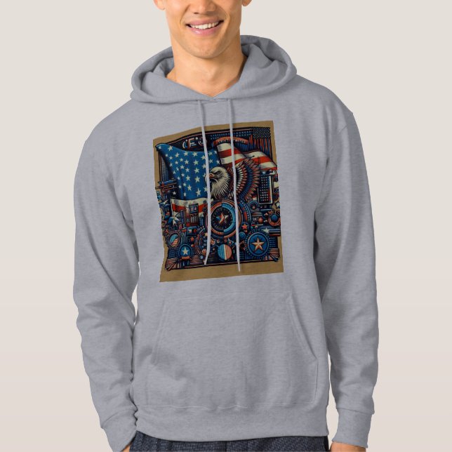 USA Vibes: Trendy Hoodies for Every Season (Front)