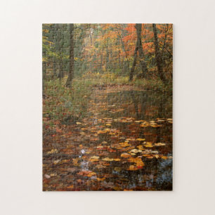 USA, Virginia, Autumn In Douthat State Park Jigsaw Puzzle