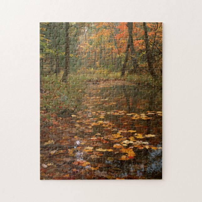 USA, Virginia, Autumn In Douthat State Park Jigsaw Puzzle (Vertical)