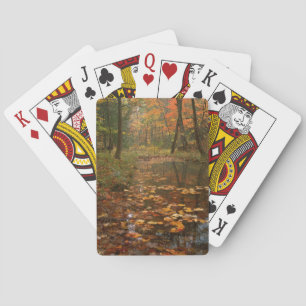 USA, Virginia, Autumn In Douthat State Park Playing Cards