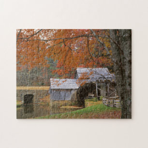 USA, Virginia, Blue Ridge Parkway, Autumn Jigsaw Puzzle