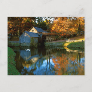 USA, Virginia, Blue Ridge Parkway, Mabry Mill Postcard