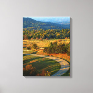 USA, Virginia, Patrick County, The Blue Ridge Canvas Print