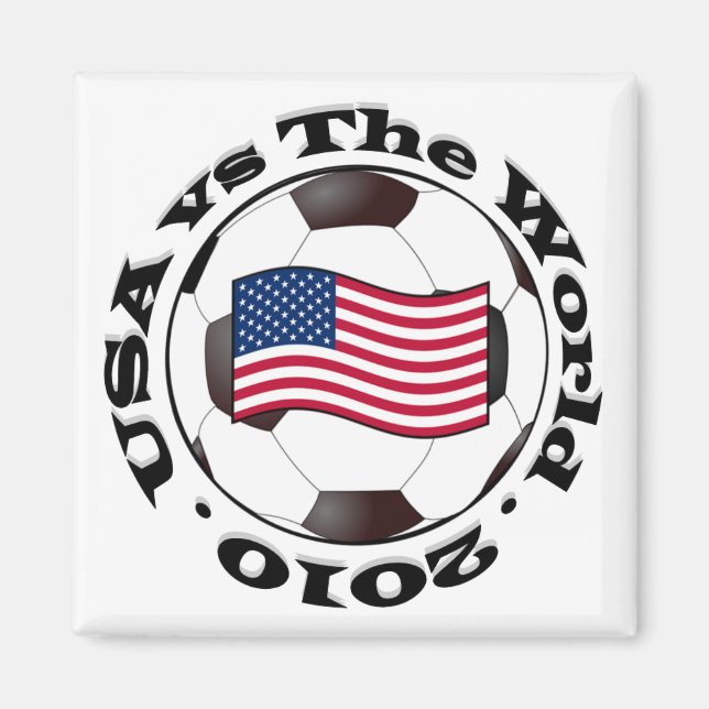 USA vs The World 2010 Magnet (Front)