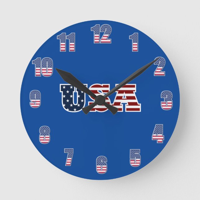 USA Wall Clock (Front)