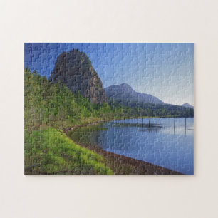 USA, Washington, Beacon Rock State Park, Beacon Jigsaw Puzzle