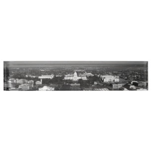 USA Washington Capitol overview 1970 Nameplate
