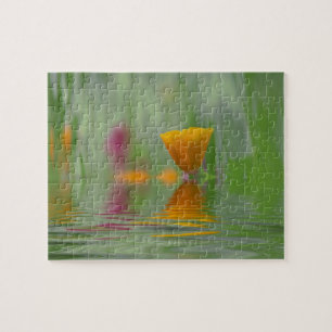 USA, Washington, Close-up abstract of California Jigsaw Puzzle