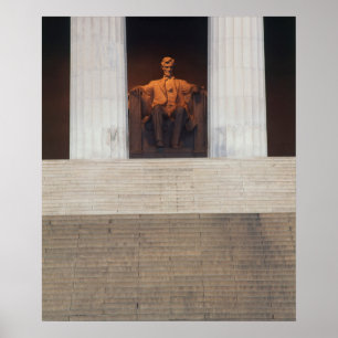 USA, Washington Dc, Lincoln Memorial Poster