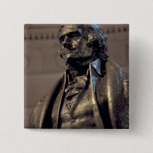USA, Washington DC. Thomas Jefferson Memorial. 15 Cm Square Badge