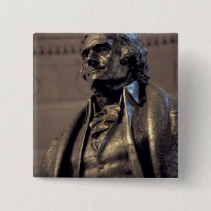 USA, Washington DC. Thomas Jefferson Memorial. 15 Cm Square Badge