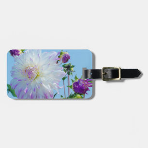 USA, Washington. Detail Of Dahlia Flowers Luggage Tag