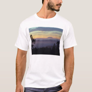USA, Washington. Mount St. Helens seen through T-Shirt