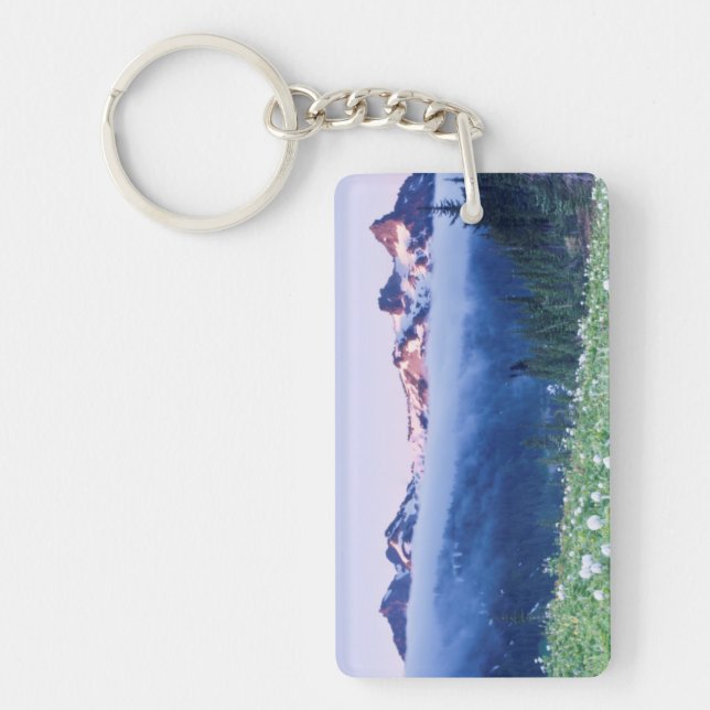 USA, Washington, Mt. Rainier National Park 4 Key Ring (Front)