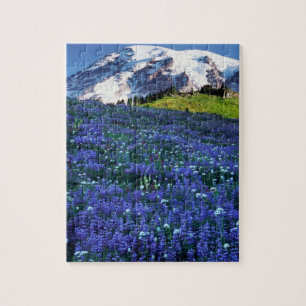 USA, Washington, Mt. Rainier National Park. Mt. Jigsaw Puzzle