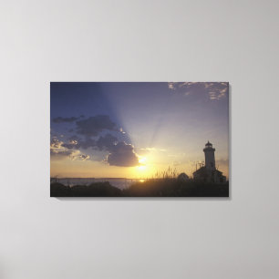 USA, Washington, near Port Townsend. Point Canvas Print