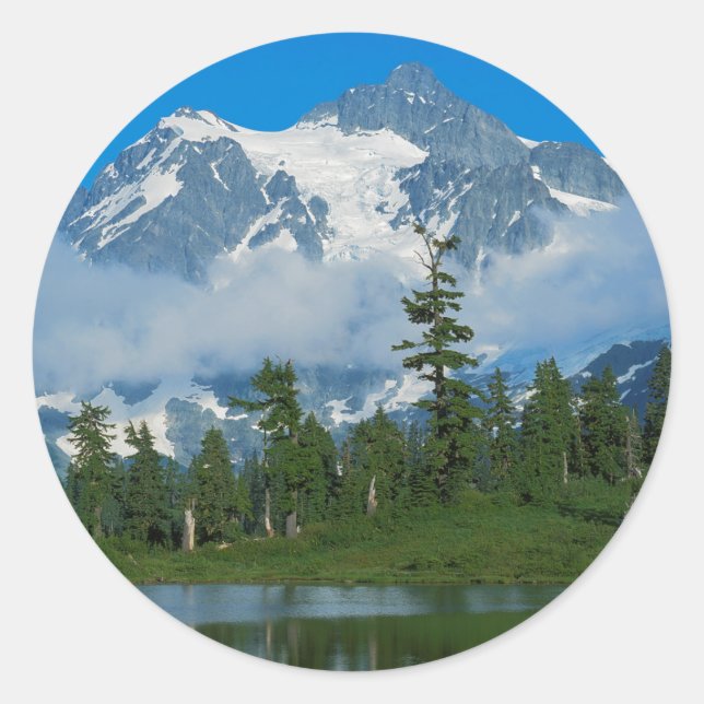 USA, Washington, North Cascades National Park 10 Classic Round Sticker (Front)