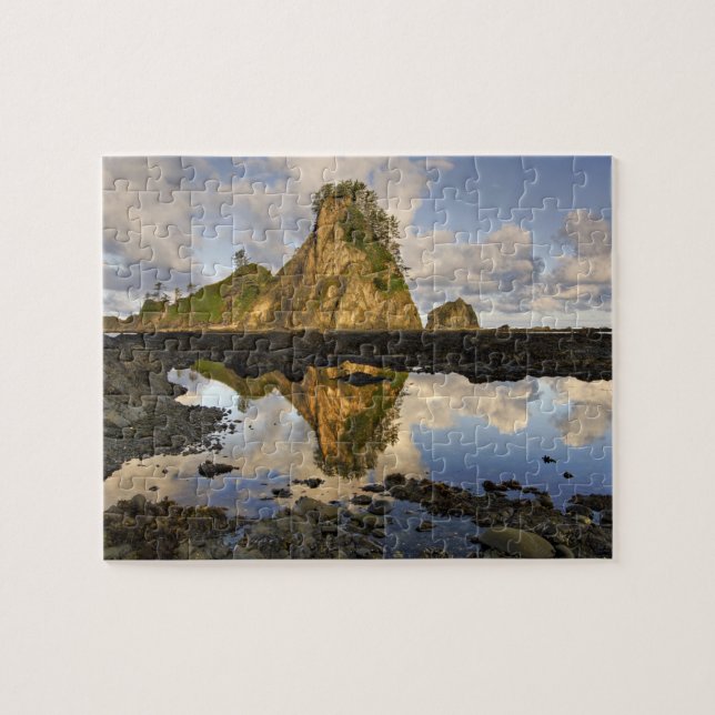 USA, Washington, Olympic National Park.  A Jigsaw Puzzle (Horizontal)
