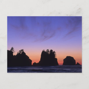 USA, Washington, Olympic National Park, Shi-shi Postcard