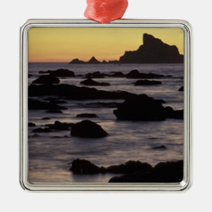 USA, Washington, Olympic Nat'l Park, Seastacks Metal Tree Decoration