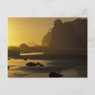 USA, Washington, Olympic Nat'l Park, Sunset, Postcard