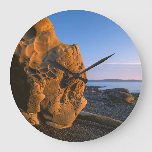 USA, Washington, Orcas Island, Boulder Large Clock (Front)
